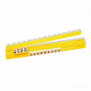 Organisateur de tuiles magnétique en acrylique transparent pour Mahjong, accessoire de table de jeu portable pour 4 joueurs - Product Image 4