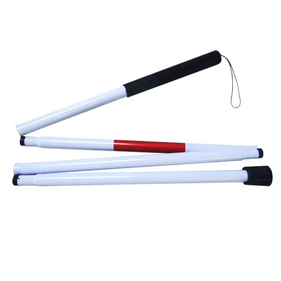 접이식 워킹 블라인드 지팡이 스틱, 접이식 가격 블라인드 워킹 스틱 지팡이, 블라인드 개폐식 블라인드 지팡이 용 흰색 지팡이
