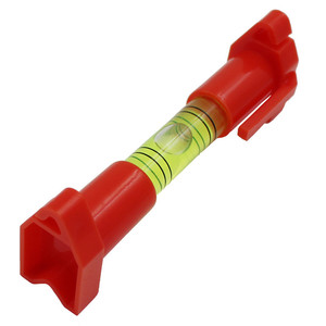Niveau à bulle mini-colonne vert avec support rouge pour bricolage - Product Image 3