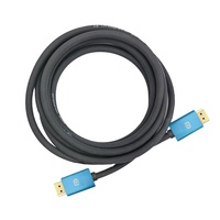 Câble adaptateur 4K 1080P pour vers DP plaqué or, DisplayPort mâle pour projecteur, ordinateur et moniteur avec gaine en PVC