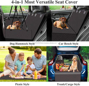 Funda Protectora para Asiento de Coche para Perros y Gatos con Bolsillo de Almacenamiento, Hamaca para Asiento Trasero, Resistente, Antideslizante y Duradera - Product Image 3