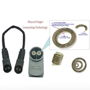 Konektor Kabel Harness Mobil New Energy <span class=keywords><strong>2</strong></span> Core 20-60A Arus Tinggi Sambungan Cepat Flexcoil YS 2P - Product Image 6