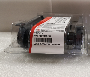 10 pièces Original R5F008S141 YMCKO ruban de couleur-300 impressions par rouleau fonctionnent avec l'imprimante de carte d'identité <span class=keywords><strong>Evolis</strong></span> Zenius Primacy - Product Image 1
