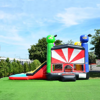 Maison de rebond commerciale château sautant toboggan gonflable enfants château gonflable moonwalk gonflable pour Ninja