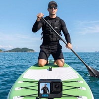 Planche de surf gonflable en PVC personnalisée pour le paddleboard, planche de ski nautique professionnelle, SUP paddleboard