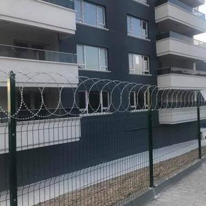 Clôture extérieure commerciale <span class=keywords><strong>rigide</strong></span> pour la maison Clôture en panneau enduit de PVC pour mur de délimitation Rasoir de clôture en treillis métallique soudé 3D - Product Image 6