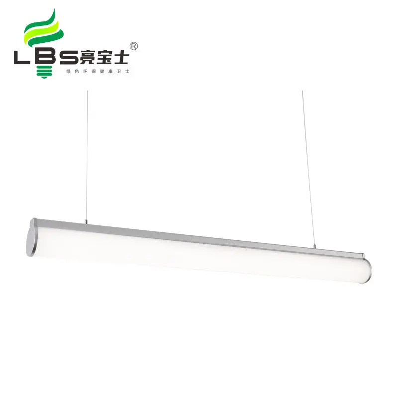 Gran oferta OEM, accesorios completos negros, lámpara de Luz lineal de aluminio para montaje en techo y pared