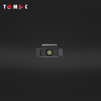 TOMAC Mini lampe de poche double lumière certifiée CE 200lm COB Main + 100lm SMD Torche compacte LED Lampe de poche pour le transport quotidien