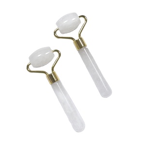 Outils de massage anti-fatigue, rouleau de jade blanc pour le visage, Guasha - Product Image 1
