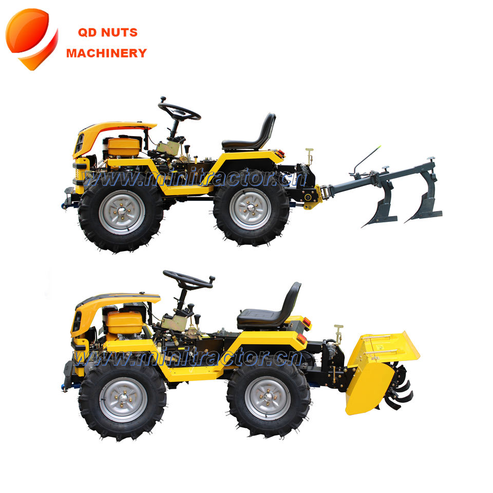 Mini 4x4 Drive Garden Tractor with Multifunctional Accessories - 16 HP ...