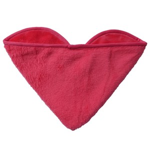 Tampons de démaquillage carrés roses réutilisables et écologiques personnalisés de marque privée 100% tissu de sac à linge lavable biologique - Product Image 4