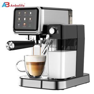 เครื่องชงกาแฟ Anbolife แบบร้อนเย็น 20 บาร์ หน้าจอสัมผัส TFT ควบคุมอุณหภูมิด้วย NTC ชงเอสเพรสโซ คาปูชิโน ลาเต้ ถังน้ำ 1 ลิตร - Product Image 1
