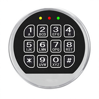 Serrure électronique pour coffre-fort à armes, en alliage de zinc, antivol, durable, plaqué zinc, avec clavier numérique, installation facile