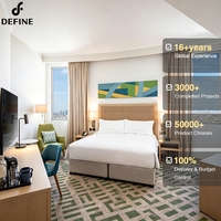 Projet d'hôtels Aparthotel Mobilier d'appartement Mobilier d'hôtel cinq étoiles de luxe Ensembles de chambre à coucher d'hôtel moderne sur mesure