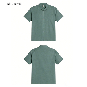 OEM Men's Sport Shirt Plus Size Lightweight Polyester GOTS Certified Custom Logo Button <b>Down</b> Collar Outdoor Private Label - Product Image 2