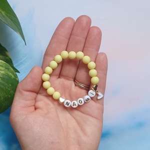 <span class=keywords><strong>Bracciale</strong></span> neonato personalizzato per bambini di amicizia del bambino <span class=keywords><strong>bracciale</strong></span> di fascino del cuore nome gioielli personalizzati per i più piccoli - Product Image 5
