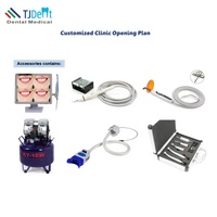 Unité dentaire A1 économique pour clinique : fauteuil dentaire, turbine haute vitesse, caméra – Kit complet