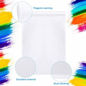 Outdoor Polyester 12x18" Double Sided Blank <b>Garden</b> <b>Flag</b> Custom Sublimation Printing with Different Logo 30x45cm Yard <b>Flag</b> - Product Image 3