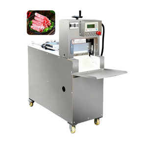 Prix les plus bas, meilleure machine à découper la viande en acier inoxydable <span class=keywords><strong>de</strong></span> qualité commerciale pour le porc, le <span class=keywords><strong>poulet</strong></span>, le mouton, le bœuf, le jambon, le rôti, trancheuse - Product Image 3