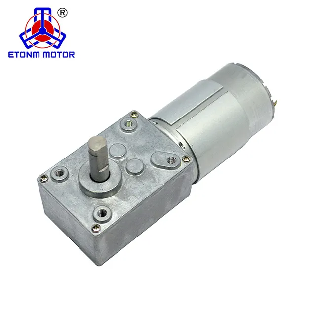 12V DC Motor 6V Micro Worm Gear Motor Reversed High Torque Reducer electric valve 12 Volt Engine 24V Electric Motor