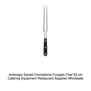 Fourchette de chef forgée 33 cm Ambrogio Sanelli 3375.033 - Product Image 2