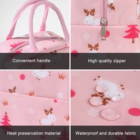 Sac à déjeuner isotherme portable en nylon pour femmes et enfants, sac thermique, boîte à lunch, sac isotherme pour pique-nique, sacs à lunch pour le travail