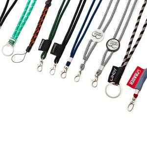High Quality Round Cord Phone <b>Lanyards</b> Personalized <b>Polyester</b> Round Rope <b>Lanyard</b> with Hook Accessory - Product Image 2