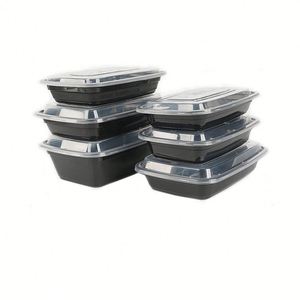 Contenedores de Plástico Transparente de 12/16 Onzas, Biodegradables, en Oferta, Contenedor Rectangular Desechable para Alimentos - Product Image 3