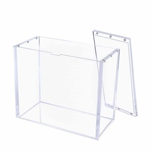 Boîte de présentation en acrylique transparente pour cartes à collectionner, boîte de protection ETB en acrylique durable de 8 mm avec couvercle magnétique - Product Image 1