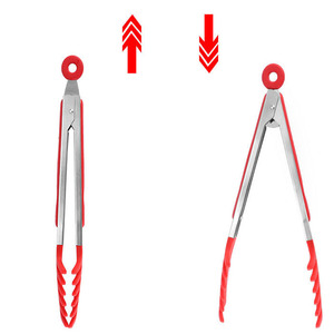 Mini moyen grande taille ensemble complet silicone <span class=keywords><strong>cuisine</strong></span> service alimentaire en acier inoxydable BBQ pince pinces servant des pinces à glace <span class=keywords><strong>pour</strong></span> la <span class=keywords><strong>cuisine</strong></span> à la maison - Product Image 2