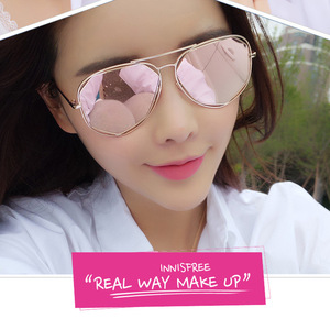 Korean Style Polygonal Sunglasses For Women UV400 Metal Frame TAC Lens Type 3 Sunshades <b>Driving</b> <b>Glasses</b> - Product Image 2