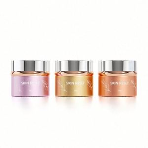 Emballages cosmétiques personnalisés en verre givré mat de 30 à 50 g pour crème pour le visage, crème pour les yeux, crème faciale, pots cosmétiques de luxe avec couvercle à vis en plastique personnalisé - Product Image 5