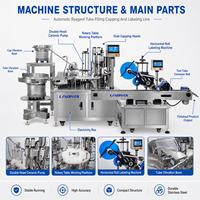 Machine de remplissage automatique monobloc pour tubes de produits chimiques, liquides, huiles essentielles, parfums, fragrances et réactifs sanguins