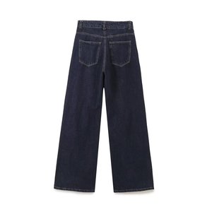 Pantalones Vaqueros PB&ZA para Mujer Otoño 2024, Nueva Moda Chic, Vintage de Cintura Alta, Pantalones de Mezclilla Tobilleros para Mujer - Product Image 3