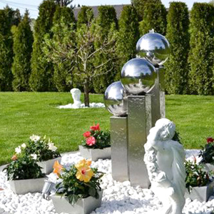 <span class=keywords><strong>Fontana</strong></span> d'Acqua Sferica in Acciaio Inox per Esterni, Grande Statua Artistica in Metallo, <span class=keywords><strong>Fontana</strong></span> d'Acqua in Acciaio Inossidabile - Product Image 6