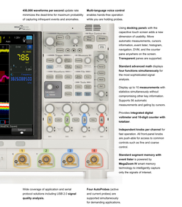 Oscilloscope numérique Keysight DSOX6002A InfiniiVision 6000 série X, 1 GHz, 2 canaux analogiques, prise en charge OBM, garantie 1 an, Keysight - Product Image 5