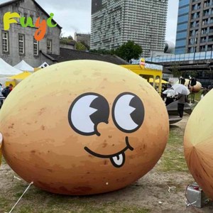 Cute Potato Decorative Customized Art Model Inflatables <strong>Balloon</strong> Potato Advertising <strong>Shape</strong> Nylon Cloth Full Color for Ornament - Product Image 1