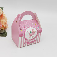 Boîte de bonbons pour bébé au design européen pour bébé d'un an petite boîte de bonbons pour l'anniversaire de bébé