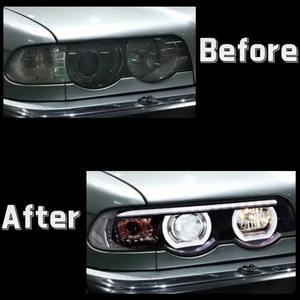 Phare avant LED style Ikon F112 avec feux de jour DRL et faisceau haut/bas modifié pour <span class=keywords><strong>BMW</strong></span> <span class=keywords><strong>E38</strong></span> Série <span class=keywords><strong>7</strong></span> 730i <span class=keywords><strong>740i</strong></span> 1998-2002 - Product Image 2