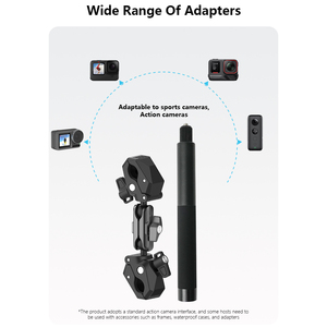 Soporte de Cámara para <span class=keywords><strong>Bicicleta</strong></span> Factory 2 1, <span class=keywords><strong>Estabilizador</strong></span>, Palo Selfie, Abrazadera, Soporte Fijo para <span class=keywords><strong>Bicicleta</strong></span>, Accesorios para Cámara Pocket 3 Shock - Product Image 6