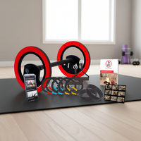 Rueda de Pilates Ajustable para Principiantes, Ideal para Ejercicios en Casa, Control del Core, Entrenamiento de Fuerza y Tonificación