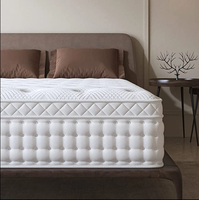 Matelas hybride en gel à mémoire de forme Queen Size et ressorts ensachés Mousse de lit confortable avec un excellent soutien