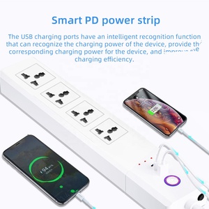 Regleta Inteligente Universal LangYeao 20W PD 7 en 1, 4 Tomas de Corriente con Control Independiente, WiFi, Zigbee, Compatible con Alexa y Google Home - Product Image 3