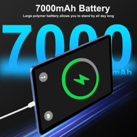 Nouvelle tablette PC Android 13 avec écran 3D stéréoscopique sans lunettes de 12 pouces, affichage holographique à effet de profondeur parallaxe, processeur octa-core 2,0 GHz, batterie 7000 mAh