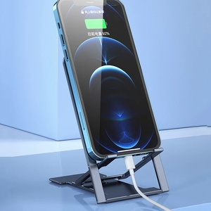 Support de Téléphone Portable Pliable Multi-Angle pour Mini Bureau 2025, Creux en Plastique, Support Portable pour Tablette <span class=keywords><strong>iPhone</strong></span> 16 15 14 Pro - Product Image 4
