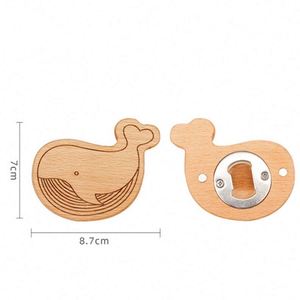 Wholesale Cute <b>Fridge</b> Magnet Beer Opener <b>Portable</b> Whale Shape Bottle Opener for Home Decoration - Product Image 2