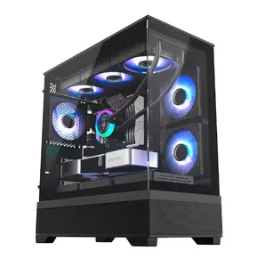 Desktop PC Gaming Computer Case Used Tower with Stock Mini Casing & Towers