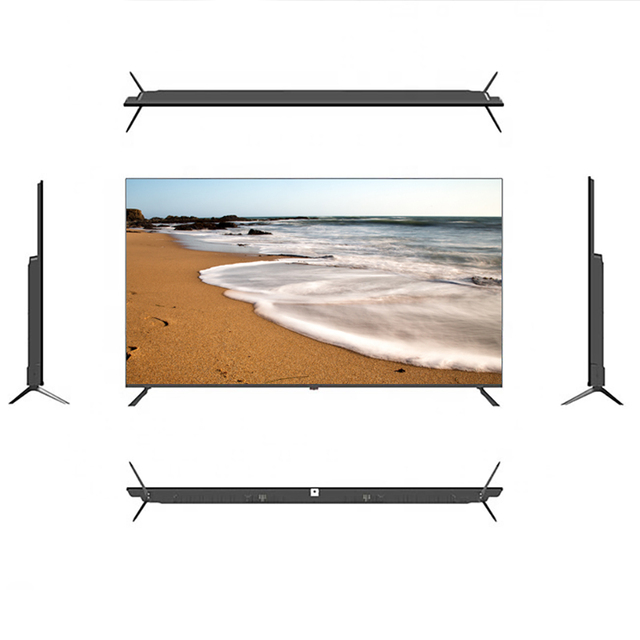 40-inch Bezel-less Smart TV, Accepts Custom Logos 4K Android TV 32 43 50 55 60 65 75 85-inch LED TV