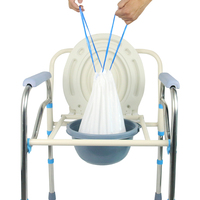 Sacs biodégradables de doublure d'aisance de la coutume 100% de PE pour des sacs de toilette de déchets médicaux
