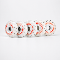 Roues de patins à roulettes Zilon Spark Firestone Flashing Inline 80mm 90A en PU plastique lumineuses, directement de l'usine